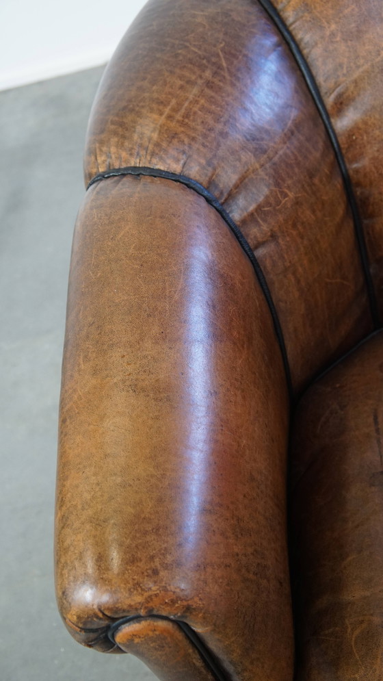 Image 1 of Vintage Sheep Leather Club Armchair