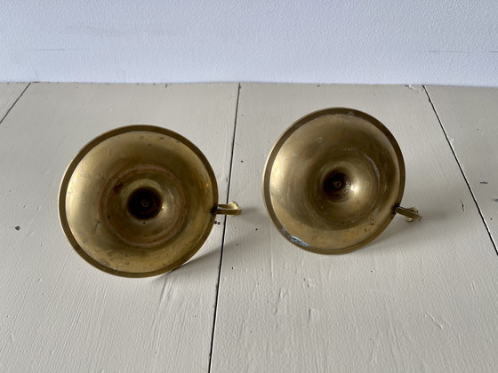 Image 1 of Paar Kerzenhalter aus Messing