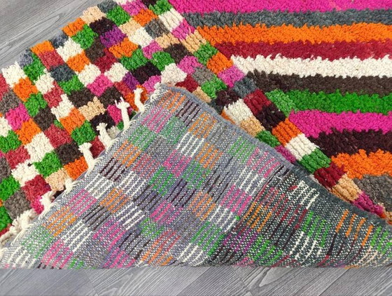 Handmade multicolored Moroccan rug 200cm x 300cm – Rugs & carpets, Wool (photo 6 of 9)