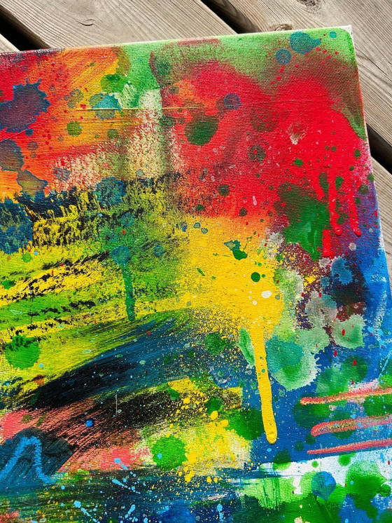 Image 1 of Matias MACHADO - Street Abstraction - Artist painting