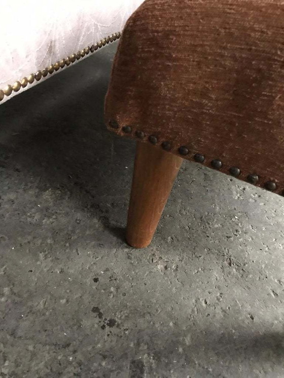 Set di pouf in faggio, anni '60 – Poggiapiedi e pouf, Legno (photo 6 of 9)