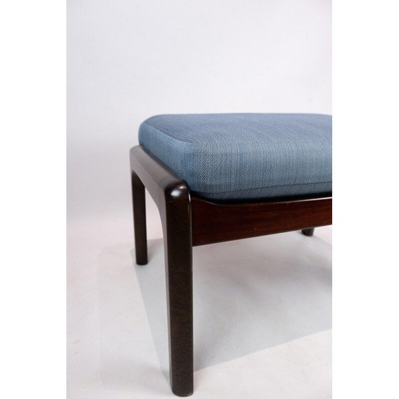 Image 1 of Vintage mahogany stool by Ole Wanscher and P. Jeppesen