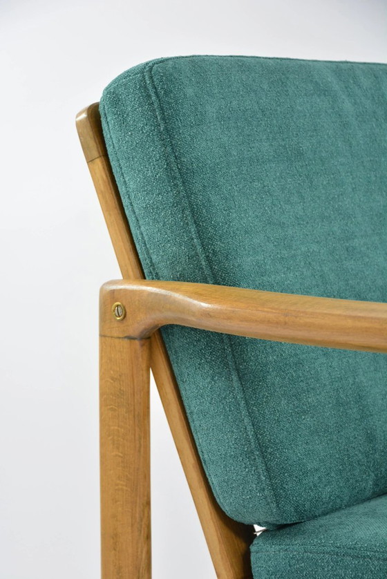 Image 1 of BZ fauteuil in lichtgroen bouclé