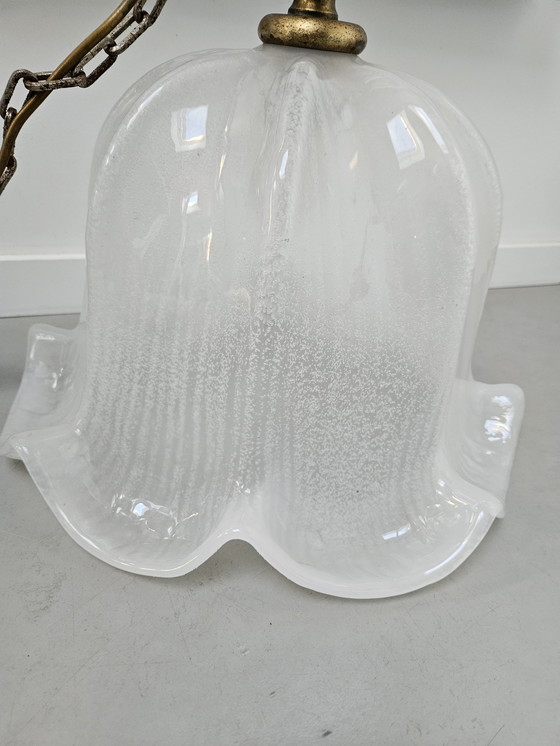 Image 1 of Grande lampada Art Deco a tulipano d'epoca