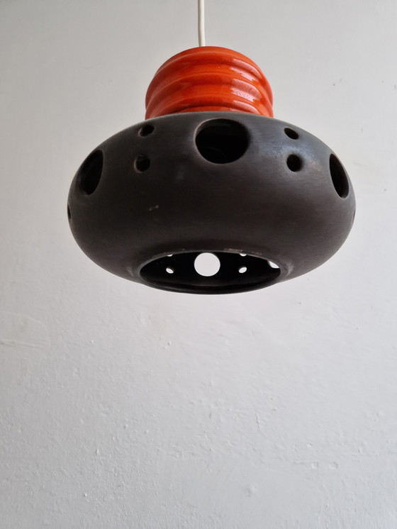 Image 1 of Vintage pendant lamp retro fat lava West Wermany
