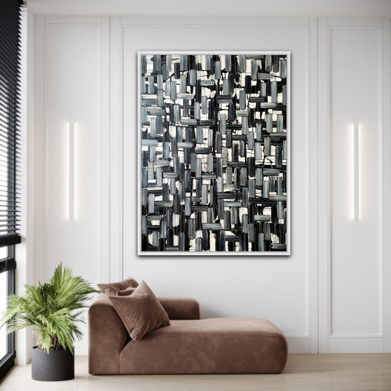 Image 1 of Natia Antadze Abstracte compositie XXL