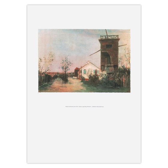 Image 1 of Maurice UTRILLO Moulin de Sannois photolithograph 1995