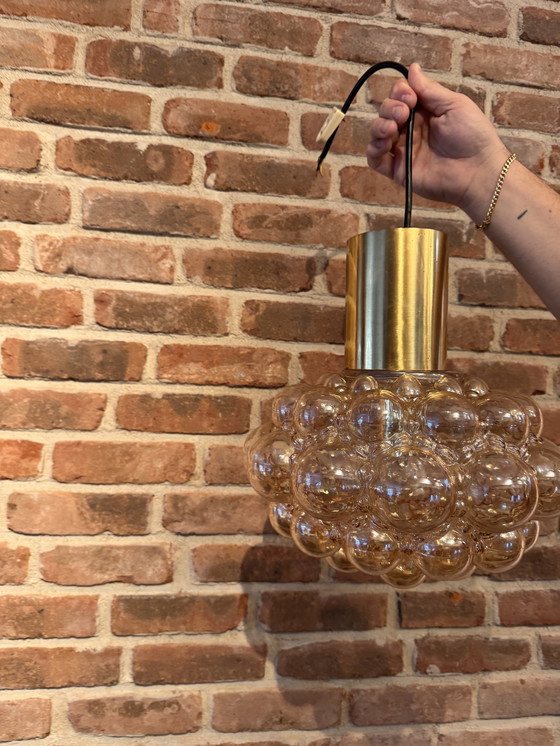 Image 1 of Lampada a sospensione in vetro a bolle Helena Tynell