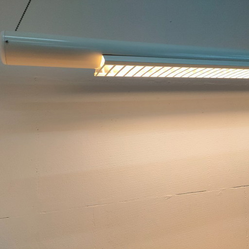 Vintage 1970s fluorescent 'Pop art style' tube ceiling light