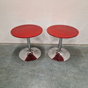 Ensemble de 2 tables d'appoint style vintage Tables de nuit