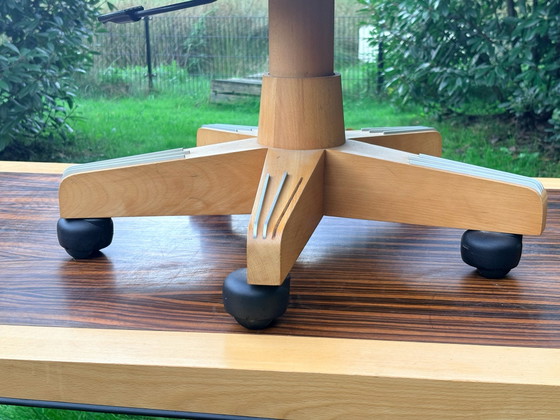 Giorgetti Zeno Bureau+Stoel – Leer, Hout (photo 3 of 8)
