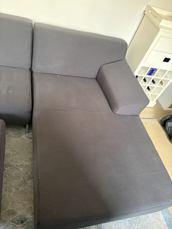 Image 1 of Rolf Benz Freistil 180 hoekbank met poef