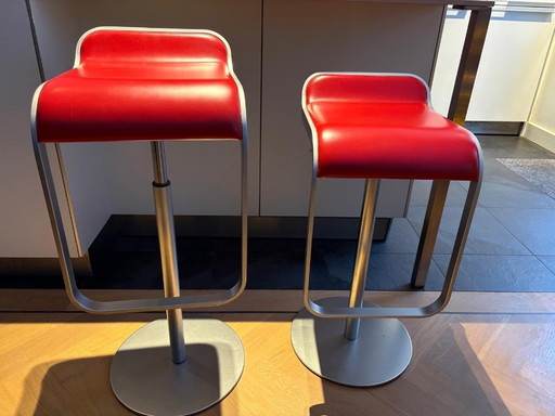 Lapalma bar stools red