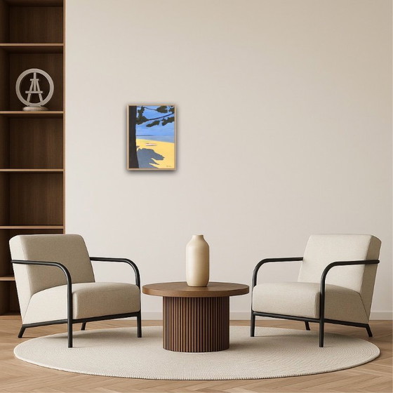 Image 1 of Gouache op 300g papier.  Formaat 36x26cm.