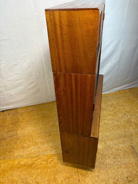 Image 1 of Mid-Century Retro Vintage Teak Stacking Bookcase by Simplex   Modular Design • Elegant Storage • British Mid-Century Craftsmansh