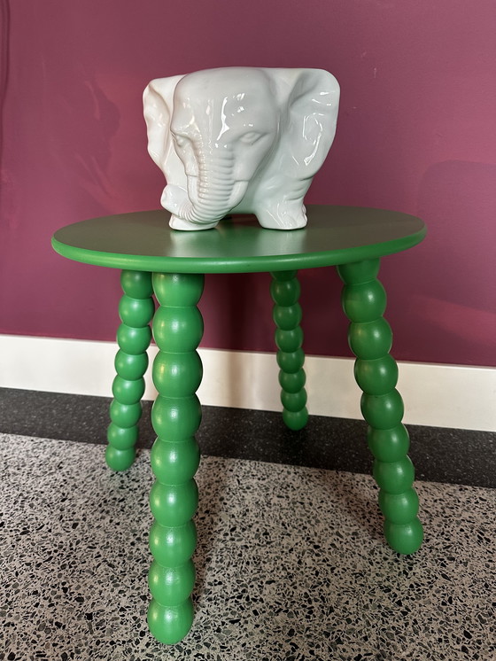 Image 1 of Vintage Bloempot Porselein Olifant 1970