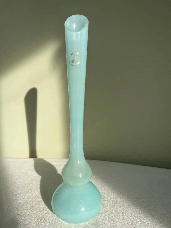 Blaue Opal-Soliflore – Vasen, Crystal, Glass (photo 2 of 7)