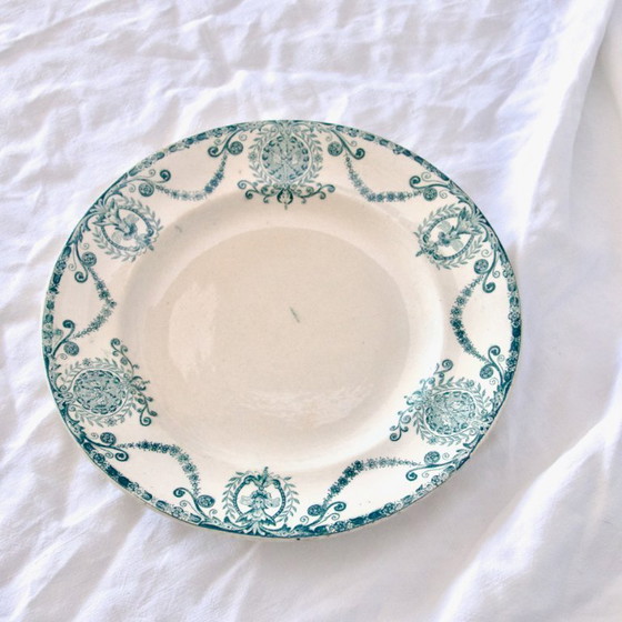 Image 1 of Placas de piedra de hierro de Longwy "Pierrefonds" del siglo XIX.