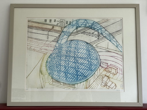 Laan Irodjojo - Ets/ Aquatint - Blaak Rotterdam (2/5)