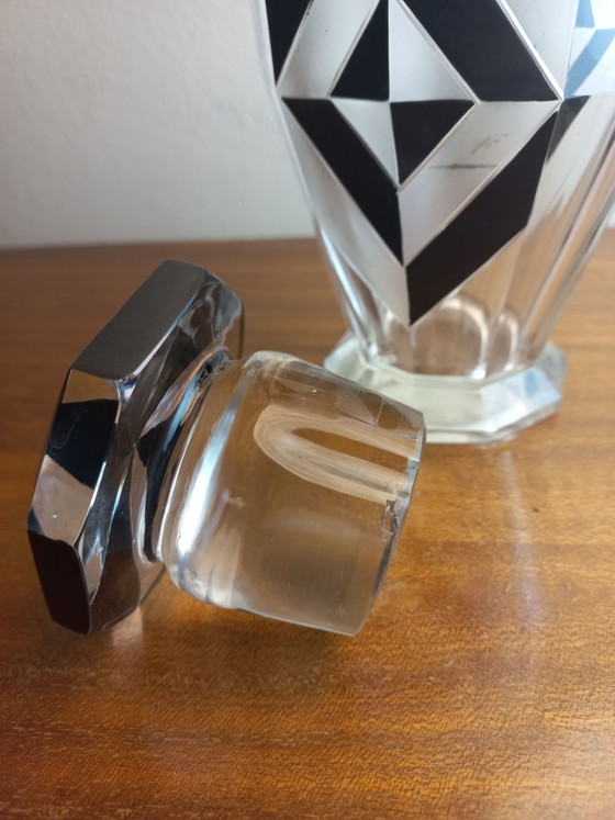 Decanter "Karl Palda" anni '30, Bicchieri e caraffe, Cristallo, Vetro, Nero (foto 6 di 8)
