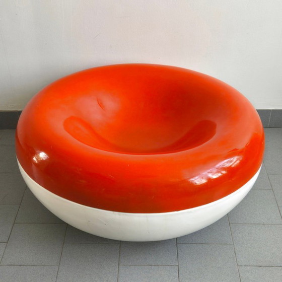 Image 1 of Vintage 1960s swing chair by Charles Zublena, Les Plastiques de Bourgogne, 1960s