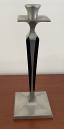 Crescent Silverware co NY - Zwei Art Deco Silberzinn Kerzenhalter
