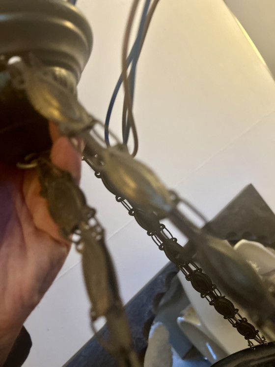 Image 1 of Art deco kroonluchter, glas