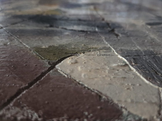 Image 1 of DIEGO PALASGO (Astrattismo Informale Contemporaneo -  Contemporary Informal Abstrac). Senza titolo, 1999 - Polimaterico 60x70 cm