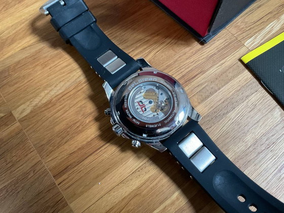 Image 1 of Orologio automatico da uomo DeLorean DL05-8501 in edizione limitata – 012/500 – Set completo