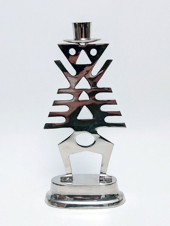 Image 1 of candlestick ethnic skeleton