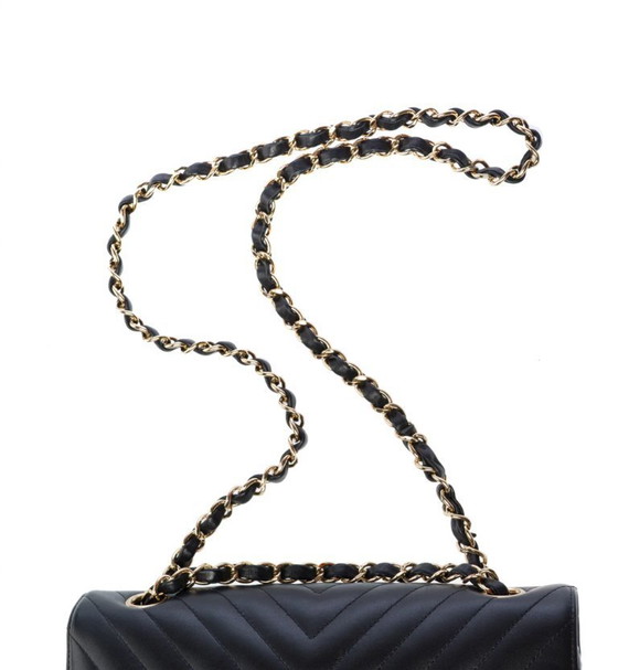 Image 1 of Borsa CHANEL Timeless/Classique en Cuir Noir - 103317