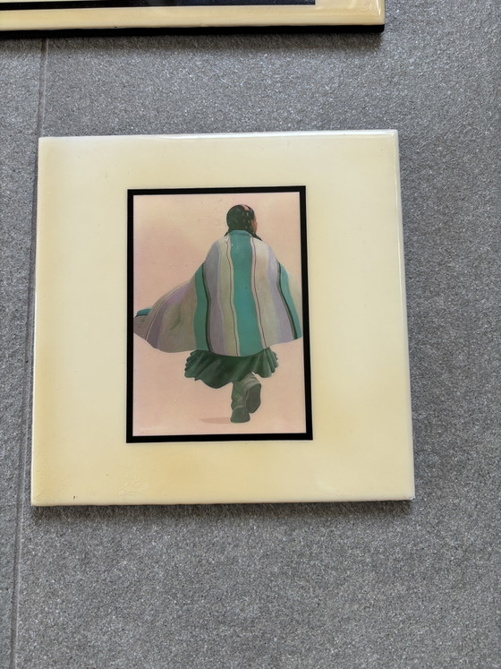 7 ceramic art tiles – Wall decoration (photo 5 of 15)