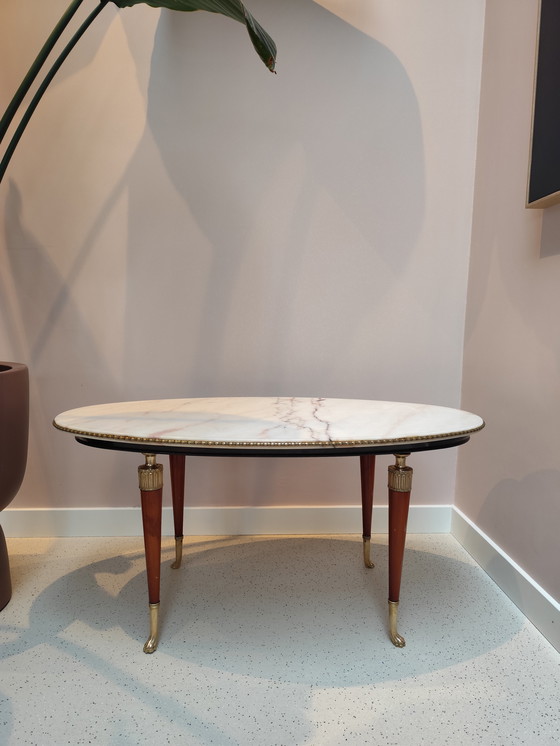 Image 1 of Tavolino da caffè vintage, antico, retrò, in stile Impero francese