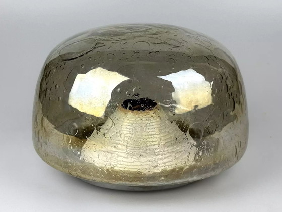 Image 1 of 60s 70s plafondlamp Plafoniere Flush Mount Böhmer Leuchten Duitsland Glas