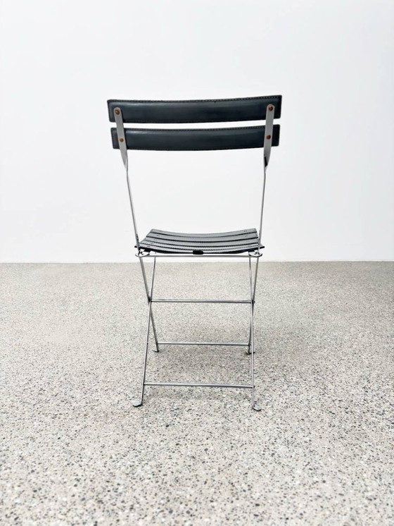 Image 1 of Set of 6 Celestina folding chairs by Marco Zanuso for Zanotta