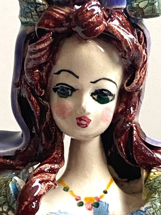 Image 1 of Collection Sujet Figurine Poupée Biscuit de Porcelaine Signée Cythère Sculpture