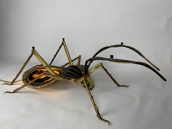 Image 1 of Duval Brasseur 1970's bronzen salontafel