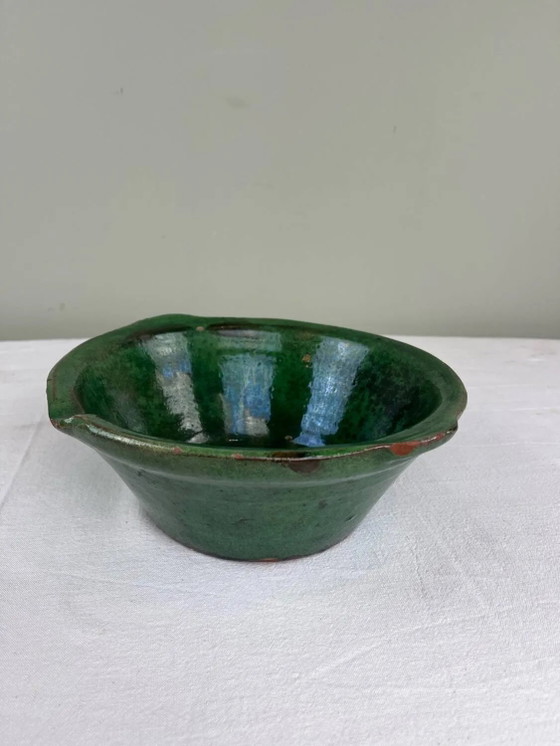 Ciotola in terracotta smaltata verde – Ciotole, Brutalist (photo 2 of 9)