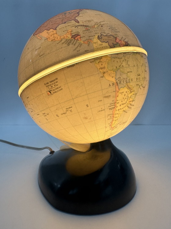 Image 1 of Globe (lampe) vintage - Globe Terrestre