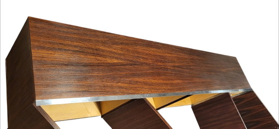 Credenza extra large super elegante in palissandro VDJ-245 Fristho Franeker, 1960 – Credenze, Chrome, Wood (photo 12 of 15)