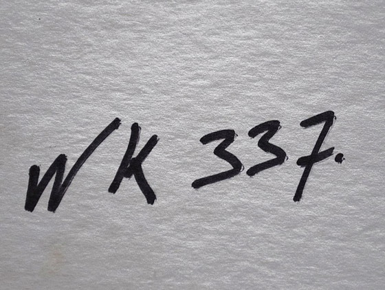 Image 1 of Wassily Kandinsky - "Harmonie silencieuse" (1924) - Reproduction encadrée Mid Century Modern | TheyUniqueCom