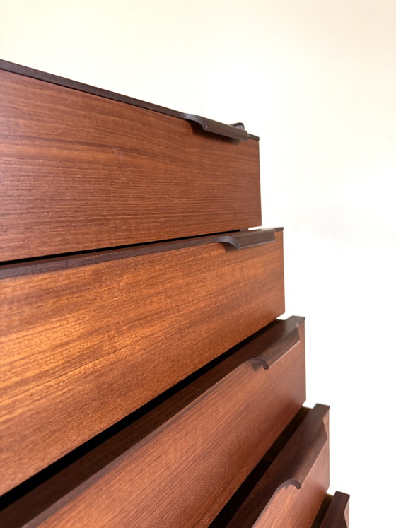 Vintage XXL Teakhouten Ladekast, Denemarken ‘60 – Ladekasten, Wood (photo 8 of 12)