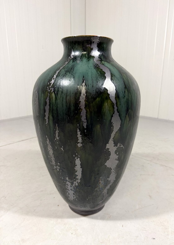 Large Special Floor Vase From West Germany 1960's – Ceramic (photo 6 of 13)