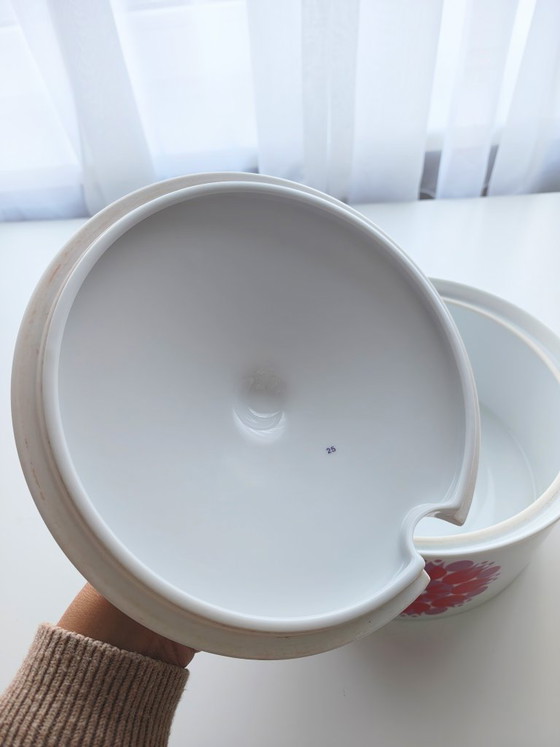 Vintage Thomas Germany ‘Pinwheel’ Lidded Bowl / Tureen – 70s Retro – Porcelain (photo 2 of 7)