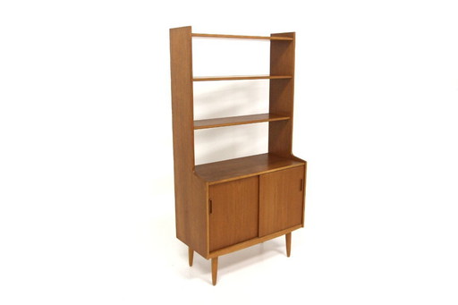 Scandinavian teak chest of drawers/bookcase, Sweden, 1960