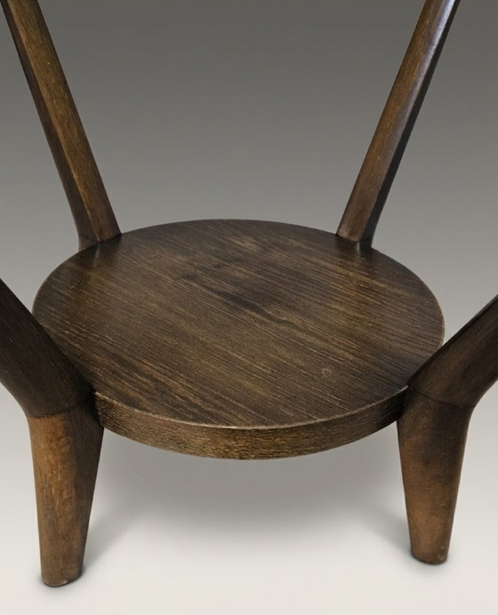 Image 1 of Round Coffee Table Karel Koželka & Antonín Kropáček 1940s Czechoslovakia