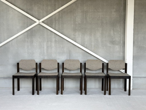 5x skandinavische Esszimmerstühle