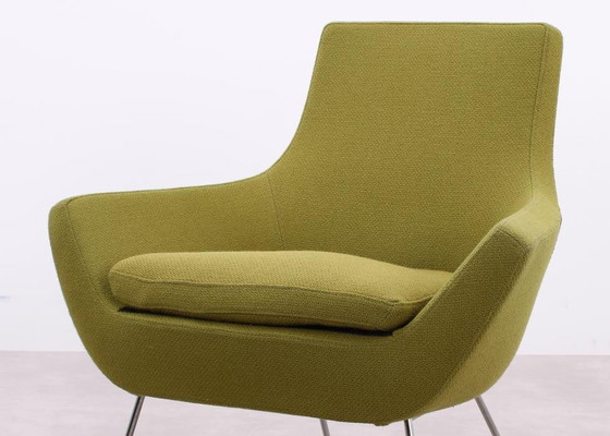 Image 1 of 3X Swedese Happy Easy Fauteuil à dossier bas vert