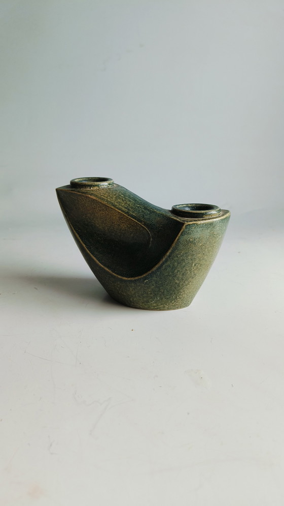 Image 1 of Keramiek Vintage Kandelaar Scorewald