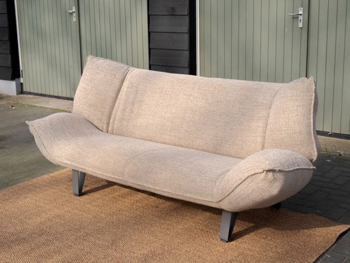 Leolux Tango | Sofá de diseño de 3 plazas | Yute Beige Marrón ZGAN